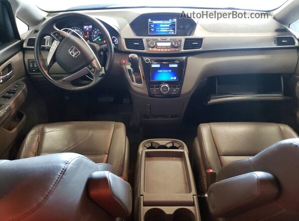 5FNRL5H69GB010171 2016 HONDA ODYSSEY White Dashboard view