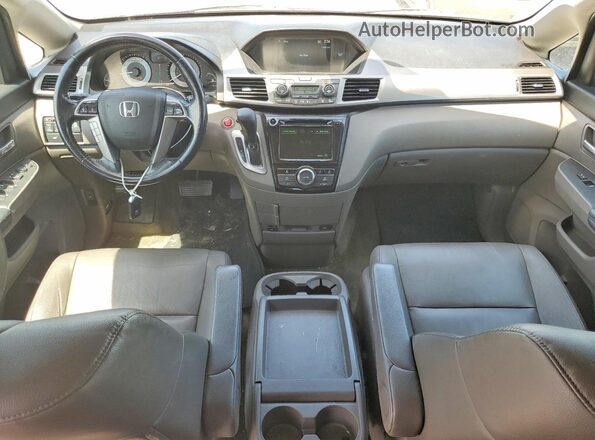 5FNRL5H69GB030369 2016 HONDA ODYSSEY Black წინა პანელის ხედი