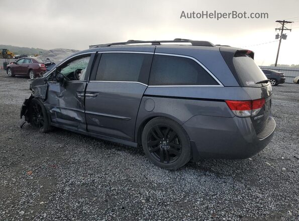 5FNRL5H69HB001472 2017 HONDA ODYSSEY Gray Rear left