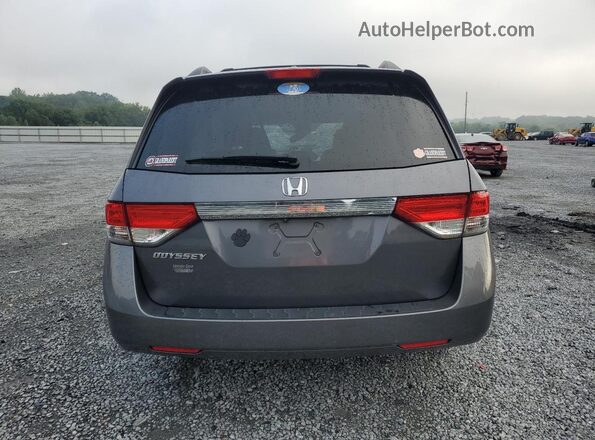 5FNRL5H69HB001472 2017 HONDA ODYSSEY Gray Rear view
