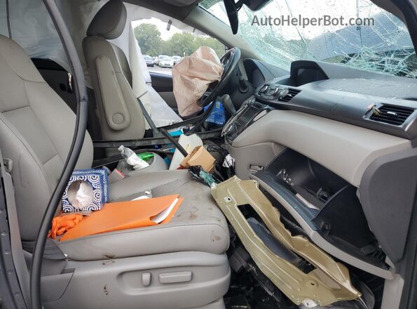 5FNRL5H69HB001472 2017 HONDA ODYSSEY Gray Front interior view