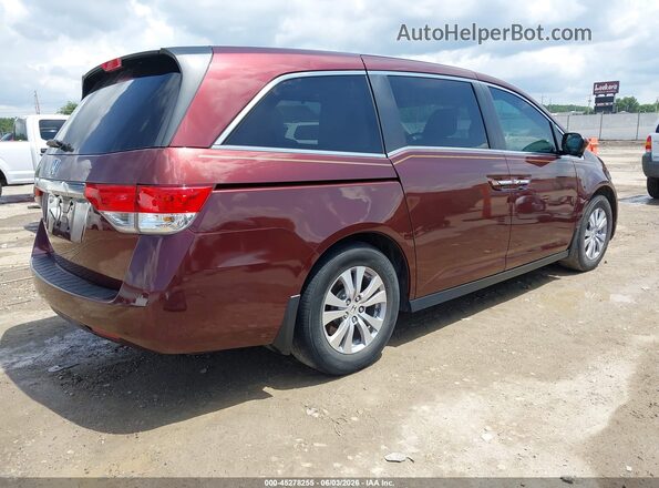 5FNRL5H6XGB027495 2016 HONDA ODYSSEY Maroon 
