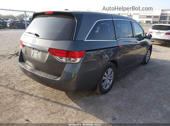 5FNRL5H6XGB042014 2016 HONDA ODYSSEY Серый Задняя правая четверть
