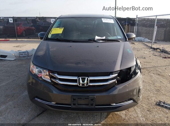 5FNRL5H6XGB042014 2016 HONDA ODYSSEY Серый Вид задней части салона