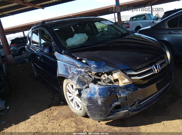5FNRL5H6XGB096235 2016 HONDA ODYSSEY Blue 