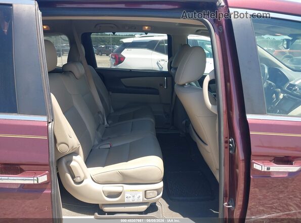 5FNRL5H6XGB098633 2016 HONDA ODYSSEY Red VIN կոդի պիտակի տեսք