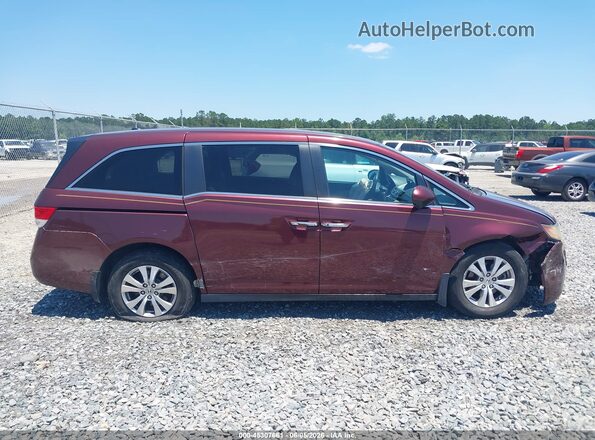 5FNRL5H6XGB098633 2016 HONDA ODYSSEY Red Սալոնի հետևի տեսք