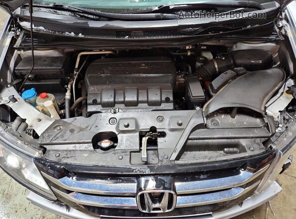 5FNRL5H91GB055874 2016 HONDA ODYSSEY Silver Vista del compartimento del motor