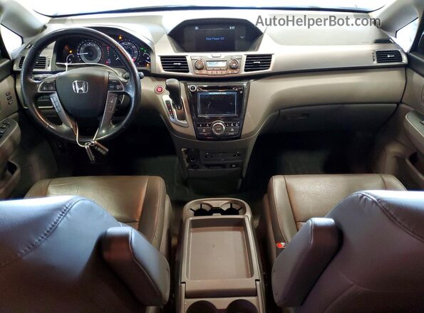 5FNRL5H91HB012394 2017 HONDA ODYSSEY White Dashboard view