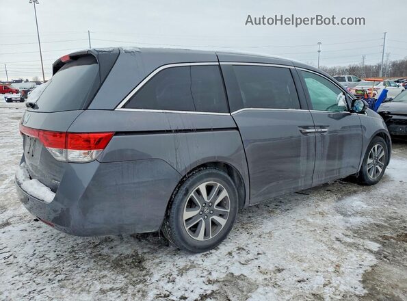 5FNRL5H91HB016137 2017 HONDA ODYSSEY Gray 
