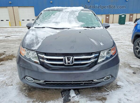 5FNRL5H91HB016137 2017 HONDA ODYSSEY Gray 
