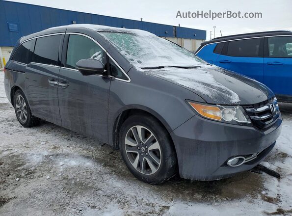5FNRL5H91HB016137 2017 HONDA ODYSSEY Gray 
