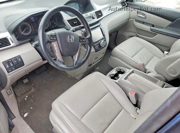 5FNRL5H91HB016137 2017 HONDA ODYSSEY Gray 