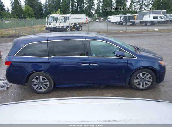 5FNRL5H92GB083232 2016 HONDA ODYSSEY Blue Սալոնի հետևի տեսք