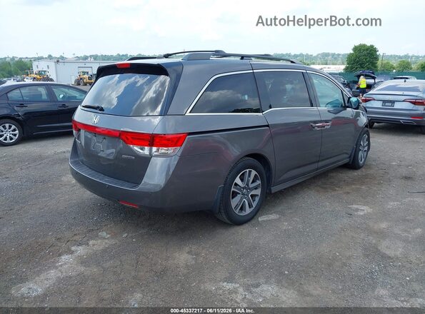 5FNRL5H92HB012291 2017 HONDA ODYSSEY Gray Задня права чверть
