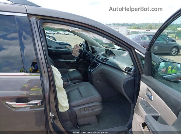 5FNRL5H92HB012291 2017 HONDA ODYSSEY Gray Вид салону спереду