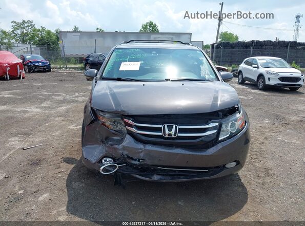 5FNRL5H92HB012291 2017 HONDA ODYSSEY Gray Вид панелі приладів