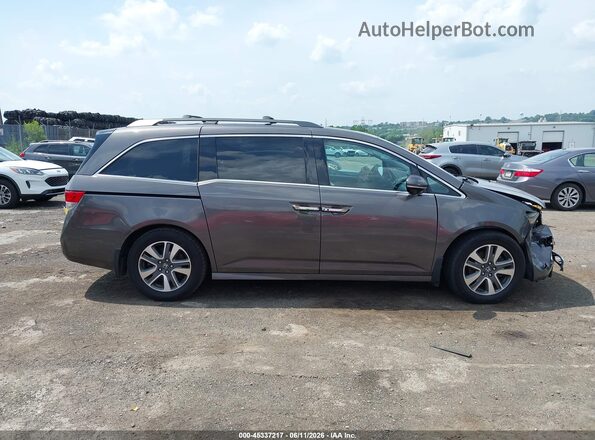 5FNRL5H92HB012291 2017 HONDA ODYSSEY Gray Вид щитка приладів