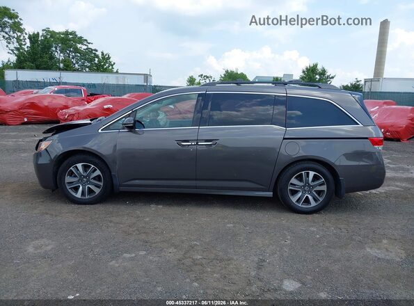 5FNRL5H92HB012291 2017 HONDA ODYSSEY Gray Вид задньої частини салону