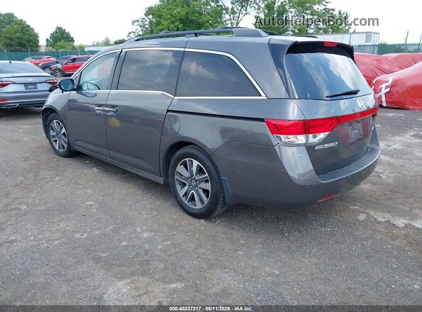 5FNRL5H92HB012291 2017 HONDA ODYSSEY Gray Задня ліва чверть