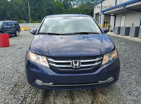 5FNRL5H95HB017985 2017 HONDA ODYSSEY Синий Вид спереди
