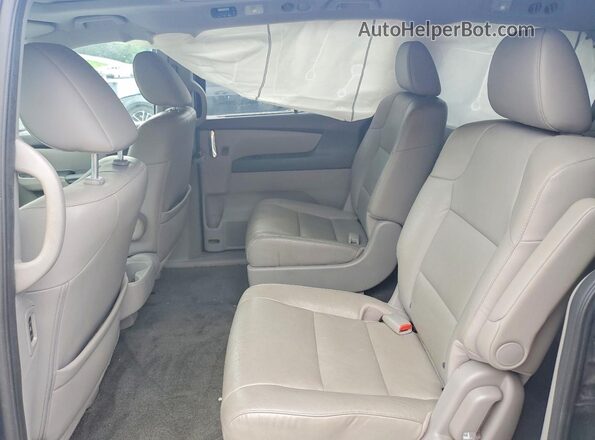 5FNRL5H95HB017985 2017 HONDA ODYSSEY Синий Вид задней части салона