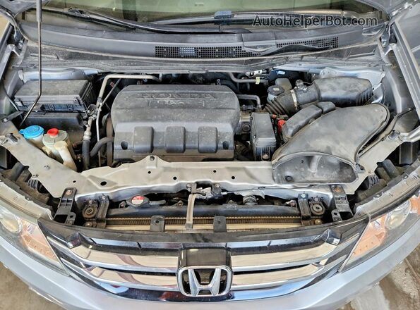 5FNRL5H97HB000329 2017 HONDA ODYSSEY Silver Vista del compartimento del motor