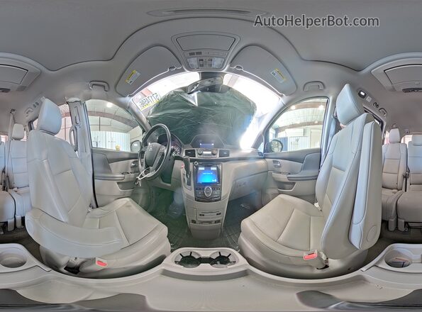 5FNRL5H97HB000329 2017 HONDA ODYSSEY Silver Vista interior de 360 grados