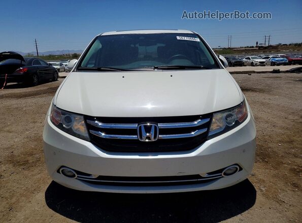 5FNRL5H98HB000694 2017 HONDA ODYSSEY White Դիմացի տեսք