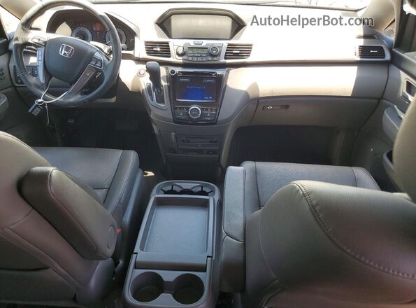 5FNRL5H98HB000694 2017 HONDA ODYSSEY White Առջևի վահանակի տեսք
