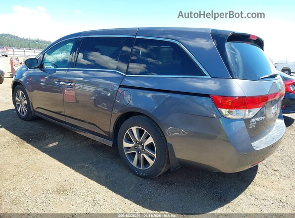 5FNRL5H98HB001117 2017 HONDA ODYSSEY Gray Rear left