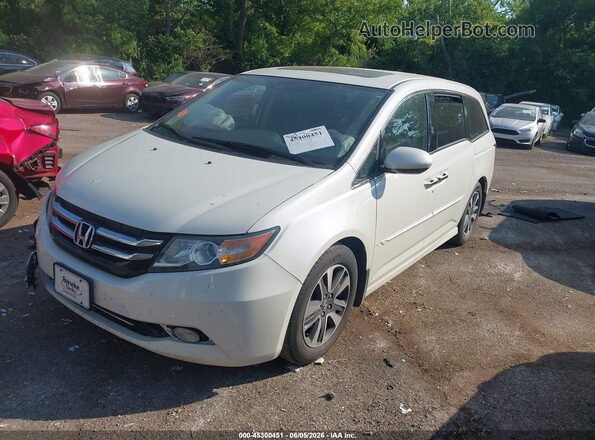5FNRL5H9XGB038765 2016 HONDA ODYSSEY White Vista tres cuartos delantera izquierda