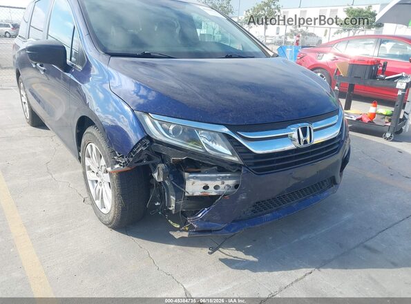 5FNRL6H20KB075552 2019 HONDA ODYSSEY Синий Вид спереди
