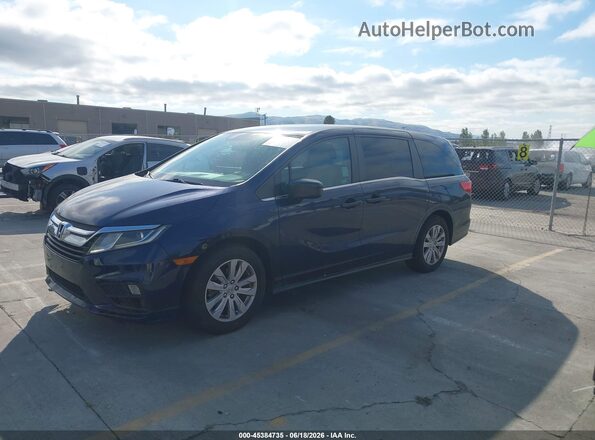 5FNRL6H20KB075552 2019 HONDA ODYSSEY Синий Передняя левая четверть