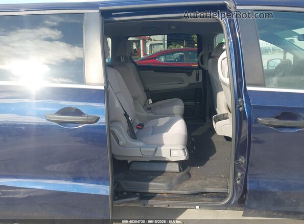 5FNRL6H20KB075552 2019 HONDA ODYSSEY Синий Вид наклейки с VIN-кодом