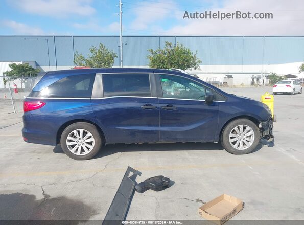 5FNRL6H20KB075552 2019 HONDA ODYSSEY Синий Панорамный вид салона 360°