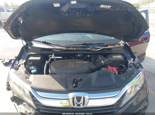 5FNRL6H20KB075552 2019 HONDA ODYSSEY Синий Вид сзади