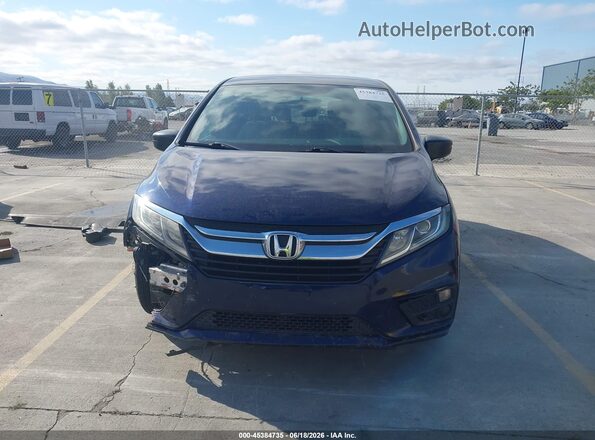 5FNRL6H20KB075552 2019 HONDA ODYSSEY Синий Вид задней части салона