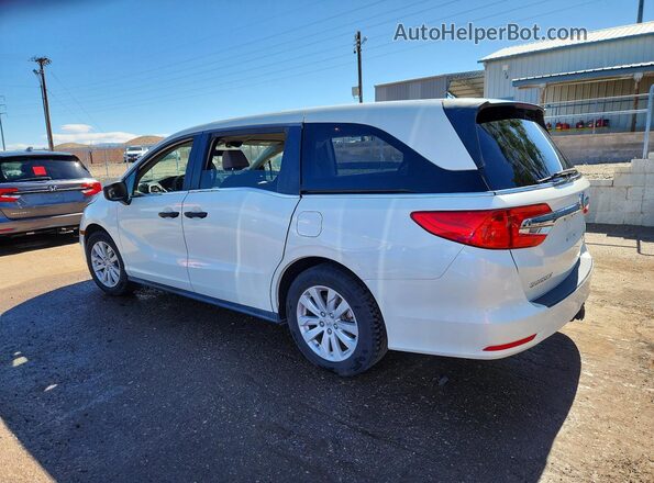 5FNRL6H22JB015836 2018 HONDA ODYSSEY White Tył lewy