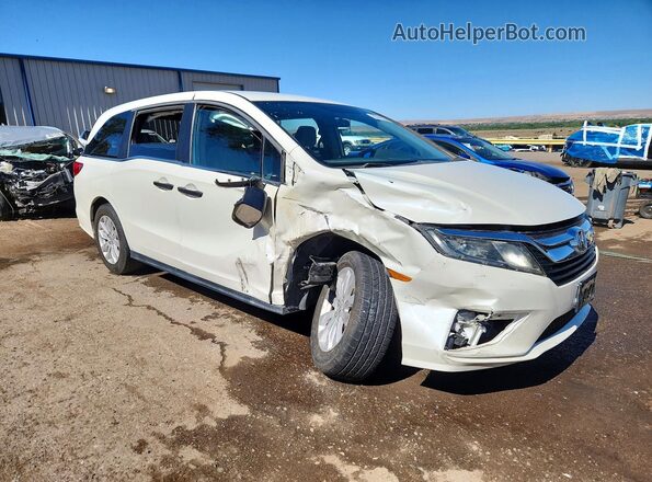 5FNRL6H22JB015836 2018 HONDA ODYSSEY White Przód prawy