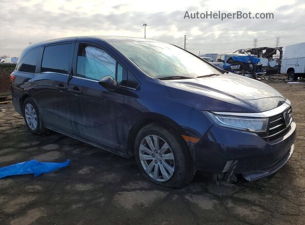 5FNRL6H22MB008423 2021 HONDA ODYSSEY Blue წინა მარჯვენა