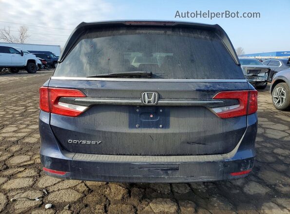 5FNRL6H22MB008423 2021 HONDA ODYSSEY Blue უკანა ხედი