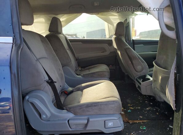 5FNRL6H22MB008423 2021 HONDA ODYSSEY Blue უკანა სალონის ხედი