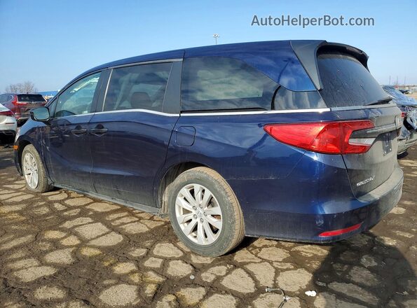 5FNRL6H22MB008423 2021 HONDA ODYSSEY Blue უკანა მარცხენა