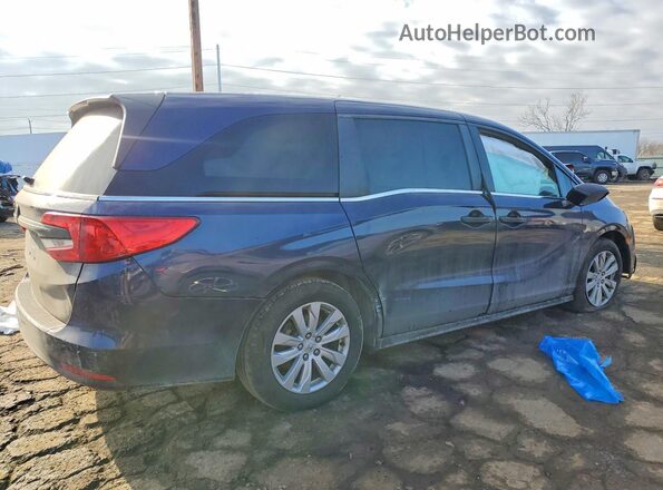 5FNRL6H22MB008423 2021 HONDA ODYSSEY Blue უკანა მარჯვენა