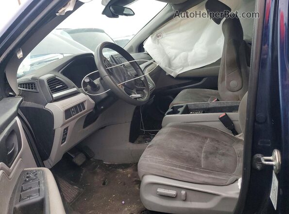 5FNRL6H22MB008423 2021 HONDA ODYSSEY Blue წინა სალონის ხედი