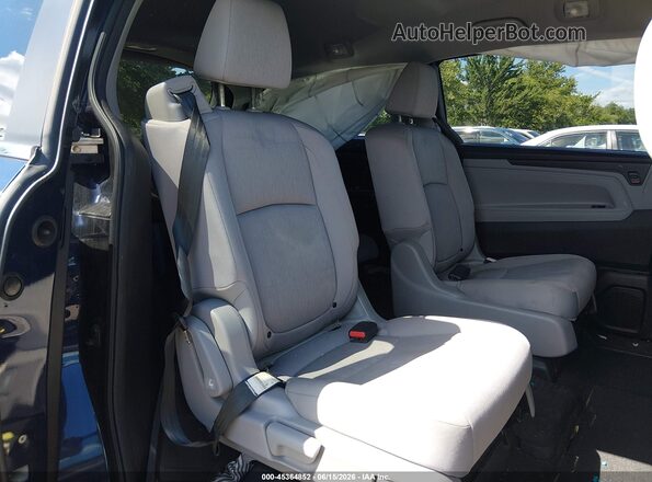 5FNRL6H23KB008105 2019 HONDA ODYSSEY Blue Вид наклейки з VIN-кодом