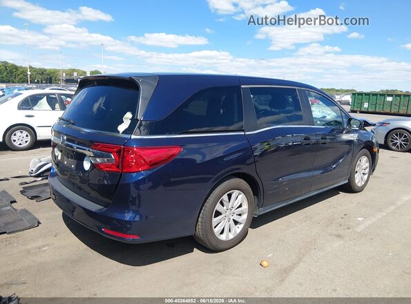 5FNRL6H23KB008105 2019 HONDA ODYSSEY Blue Задня права чверть