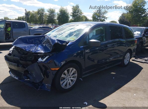 5FNRL6H23KB008105 2019 HONDA ODYSSEY Blue Передня ліва чверть