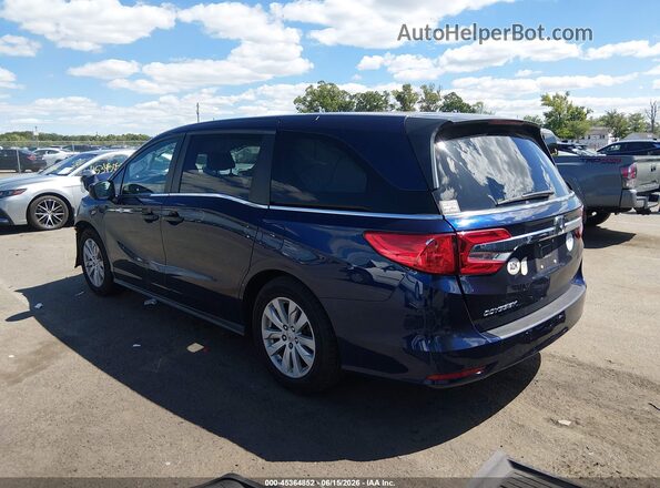 5FNRL6H23KB008105 2019 HONDA ODYSSEY Blue Задня ліва чверть